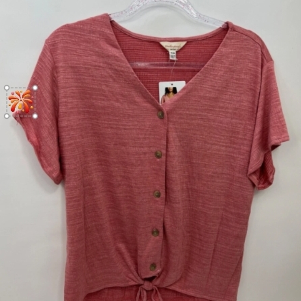 Weatherproof Women's Rose Button-Down Shirt